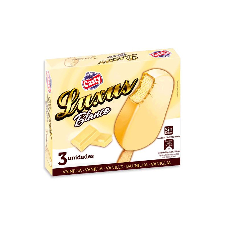 HELADO LUXUS BLANCO CASTY 3X120ML