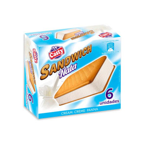 HELADO SANDWICH NATA CASTY 6X115ML