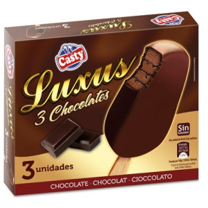 HELADO CASTY LUXUS 3 CHOCOLATES 