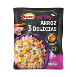 ARROZ TRES DELICIAS CON TORTILLA FRIPOZO 500GR