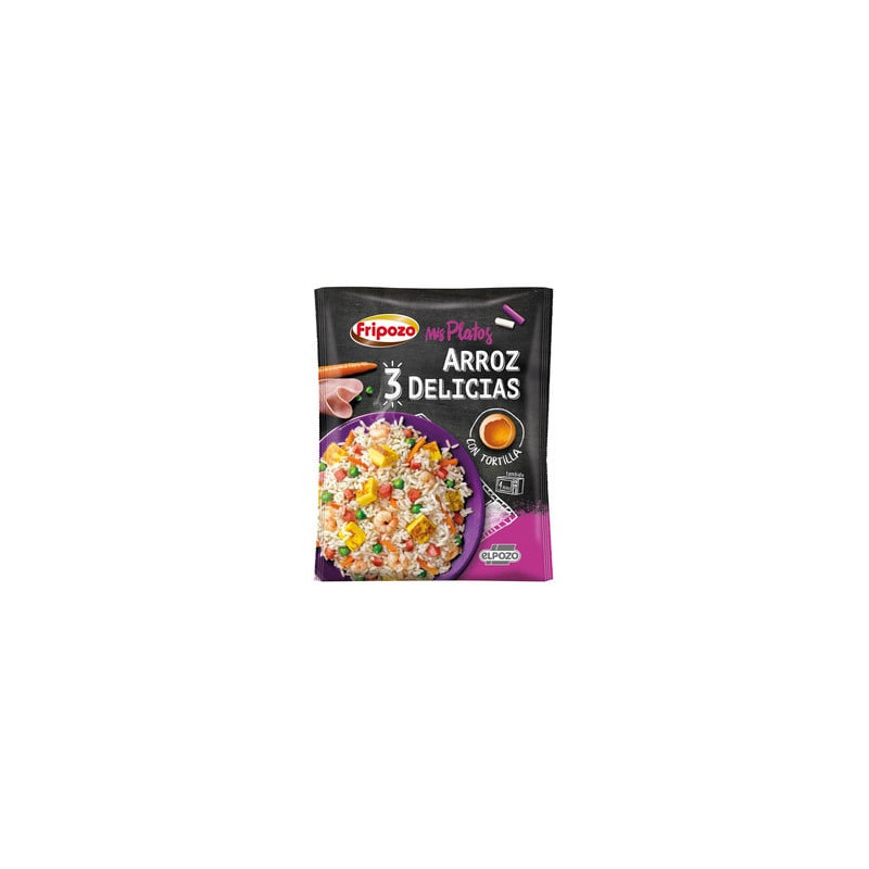 ARROZ TRES DELICIAS CON TORTILLA FRIPOZO 500GR