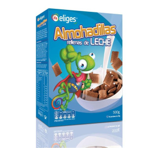 CEREALES ALMOHADILLA RELLENA LECHE 500GR
