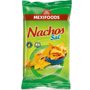 NACHOS CON SAL MEXIFOODS 200GR