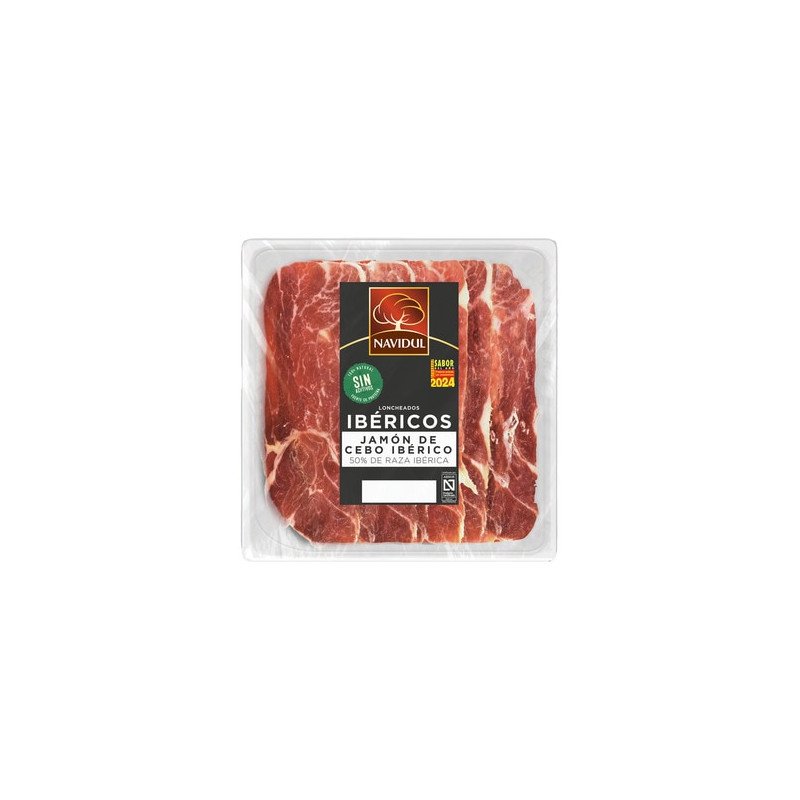JAMON DE CEBO IBERICO NAVIDUL LONCHAS 70GR