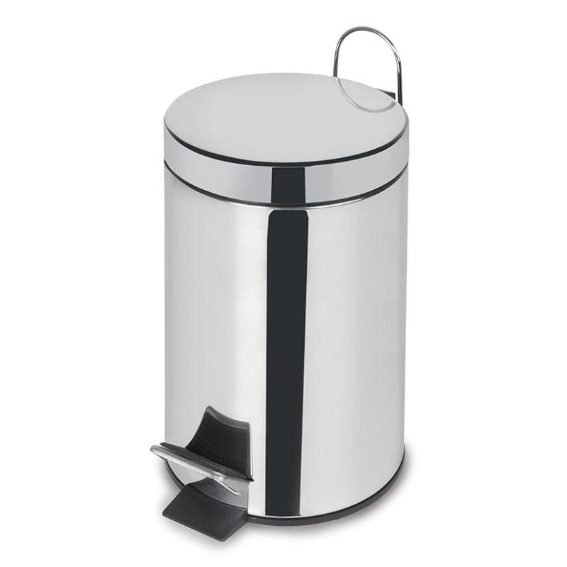 CUBO BASURA PEDAL ACERO INOX 12L HABITEX