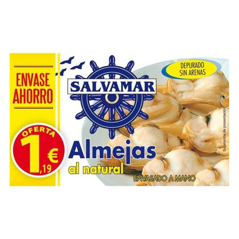 ALMEJA AL NATURAL SALVAMAR 63GR