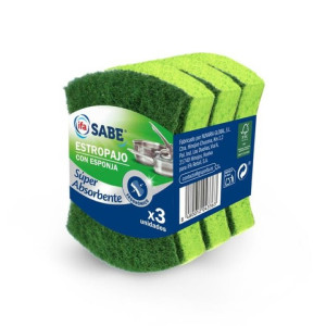 ESTROPAJO ESPONJA IFA 3UDS