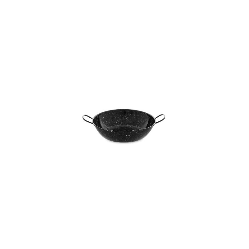PAELLERA HONDA ESMALTADA ASAS 36 CM 