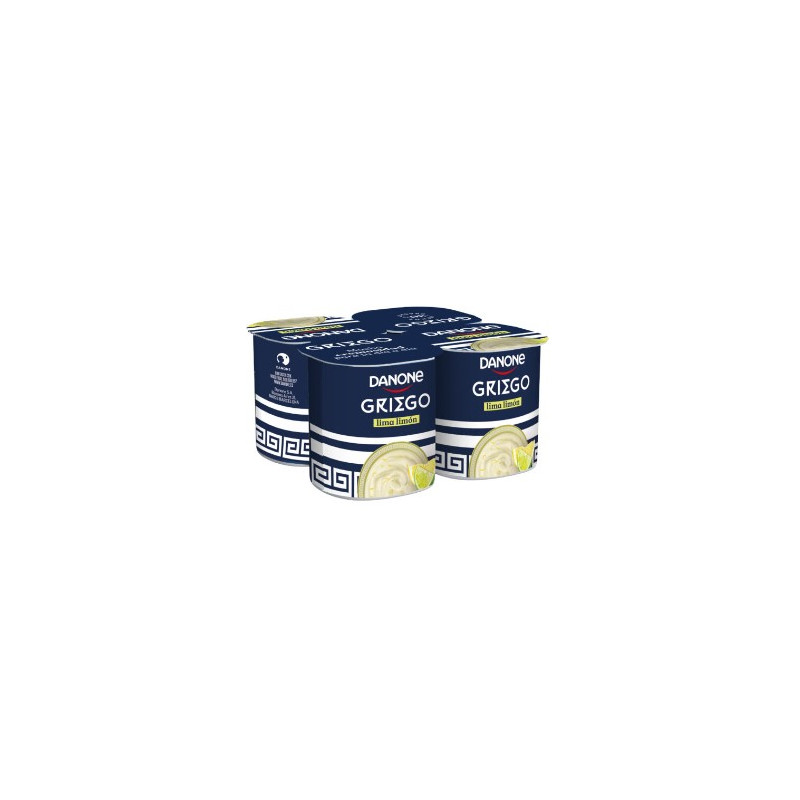 YOGUR GRIEGO LIMA LIMON DANONE 4X110GR