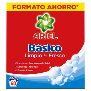 DETERGENTE BASICO ARIEL MALETA 40CC