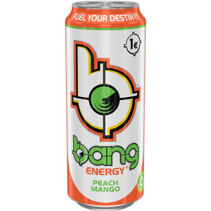 BEBIDA ENERGETICA BANG PEACH MANGO 500ML