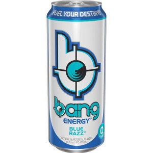BEBIDA ENERGETICA BANG BLUE RAZZ 500ML