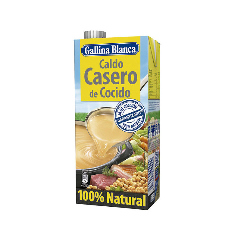 CALDO DE COCIDO GALLINA BLANCA 1L