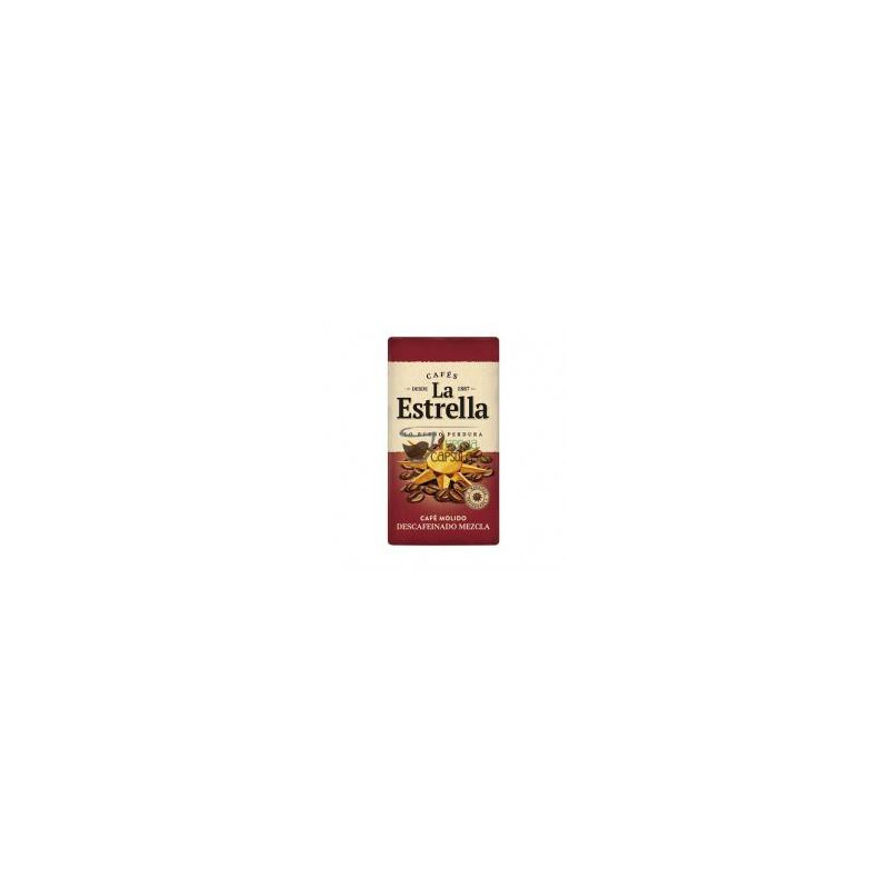 CAFE MOLIDO MEZCLA DESCAFEINADO LA ESTRELLA 250GR
