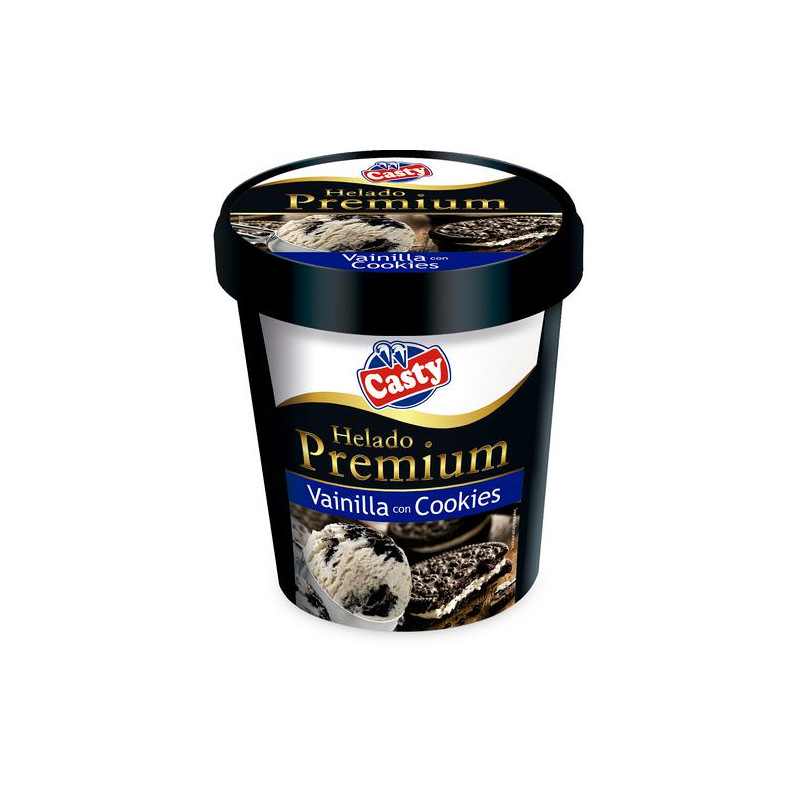 HELADO CASTY PREM VAI/COOK  500ML
