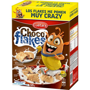 CEREALES CHOCOLATE FLAKES CUETARA 520GR