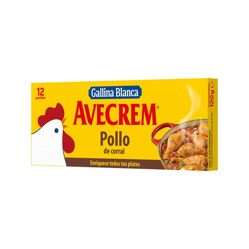 CALDO AVECREM POLLO 12P 127GR