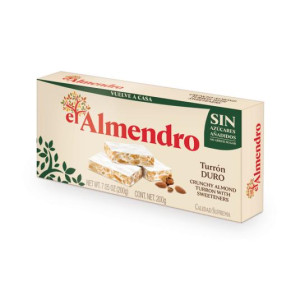 TURRON ALMENDRO SIN AZUCAR DURO 200GR