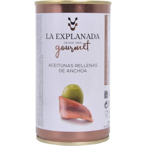ACEITUNA EXPLANADA GOURMET RELLENA ANCHOA 350GR