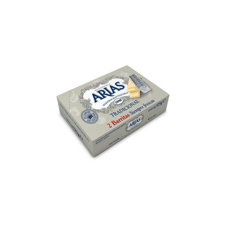 MANTEQUILLA ARIAS PASTILLA 125GR