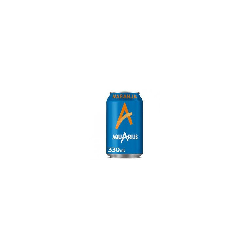 REFRESCO AQUARIUS NARANJA LATA 33CL