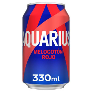 REFRESCO AQUARIUS MELOCOTON ROJO 33CL
