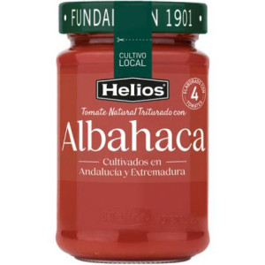 SALSA DE TOMATE TRITURADA CON ALBAHACA 380GR