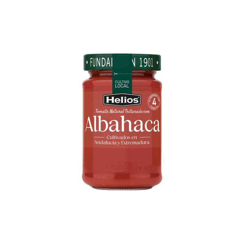SALSA DE TOMATE TRITURADA CON ALBAHACA 380GR