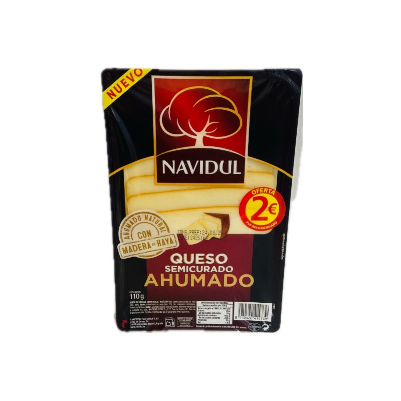QUESO SEMI AHUMADO LONCHAS CAMPOFRIO 100GR