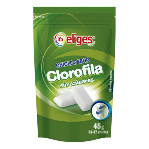 CHICLE CLOROFILA IFA SIN AZUCAR 45GR