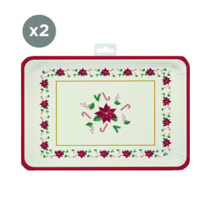 BANDEJAS 25X34 CM NAVIDAD 2 UNIDADES