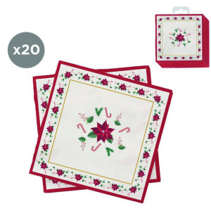 SERVILLETAS 33X33 CM NAVIDAD 20 UNIDADES