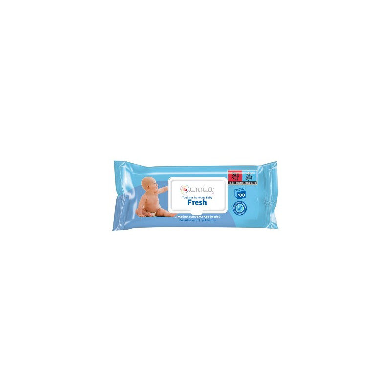 TOALLITAS HUMEDAS BABY IFA 100 UNIDADES