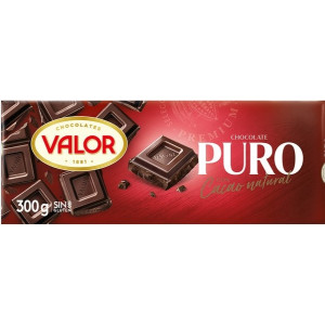 TABLETA CHOCOLATE VALOR PURO 300GR