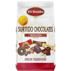 SURTIDO SABOR CHOCOLATE EL SANTO BOLSA 180GR