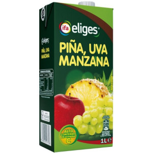 ZUMO CONCENTRADO PIÑA/UVA/MANZ IFA 1L