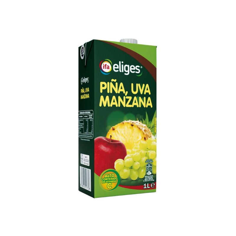 ZUMO CONCENTRADO PIÑA/UVA/MANZ IFA 1L