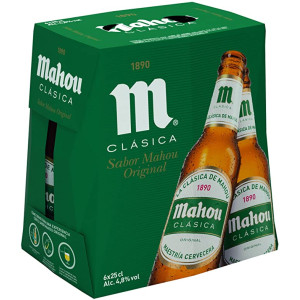 CERVEZA MAHOU CLASICA 6X25CL