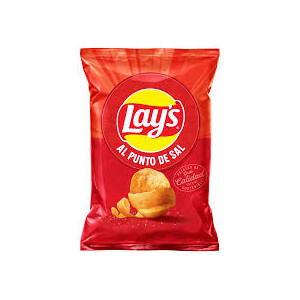 PATATAS LAYS AL PUNTO DE SAL 125GR
