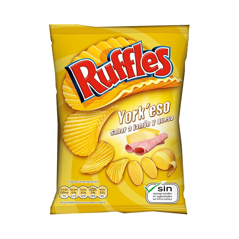 PATATAS RUFFLES YORK'ESO 115GR