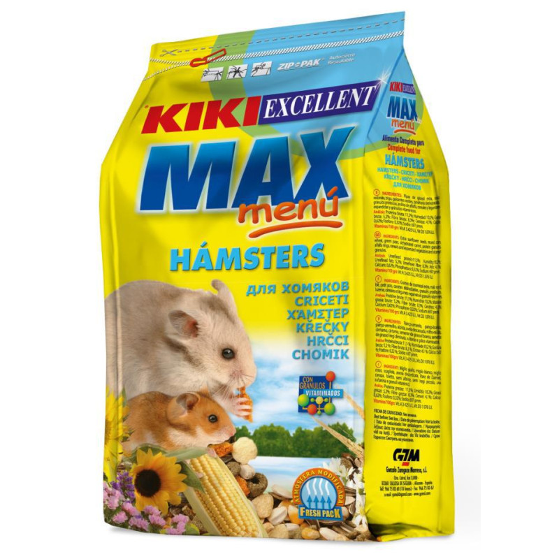COMIDA PARA HAMSTER KIKI MAX 1KG