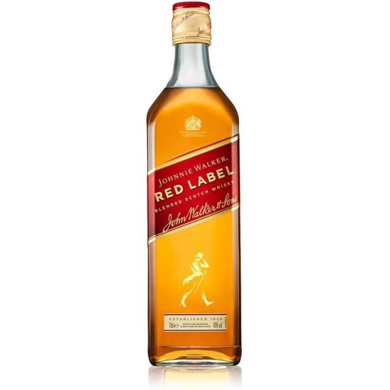 WHISKY ESCOCÉS RED LABEL JOHNNIE WALKER 700ML