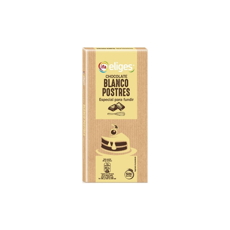 CHOCOLATE ELIGES POSTRES BLANCO 200GR