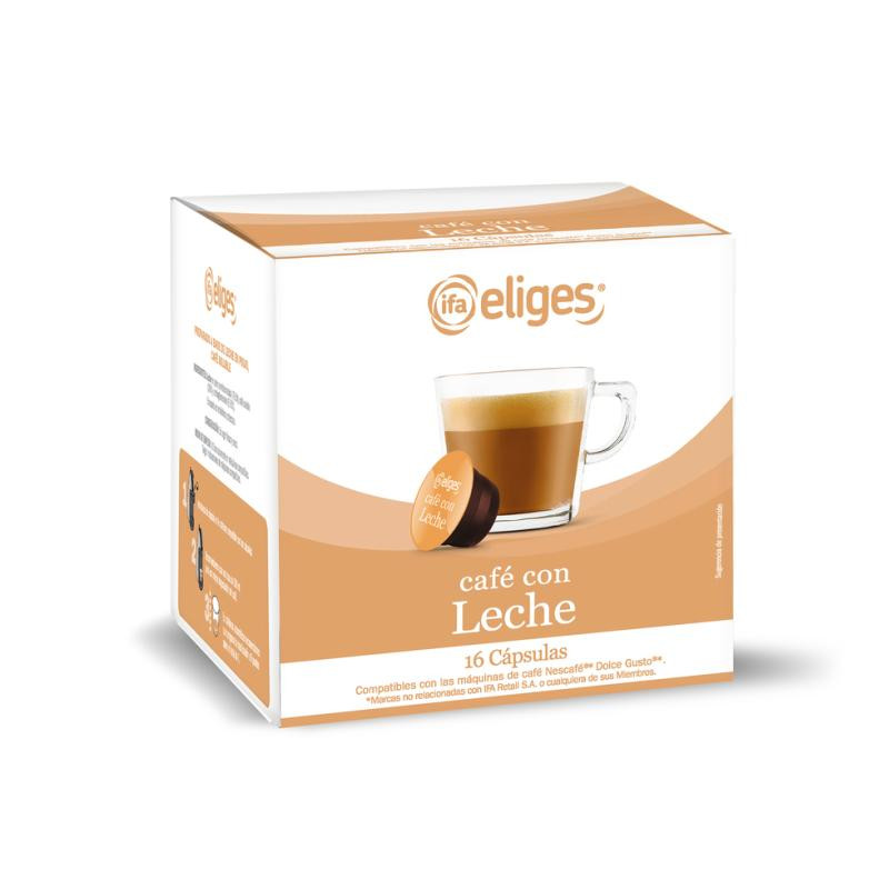CAFE EN CAPSULA CON LECHE 16CAP 152GR