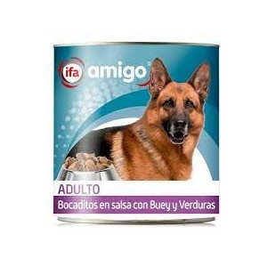 COMIDA PERRO BOCADITOS BUEY LATA IFA 720GR