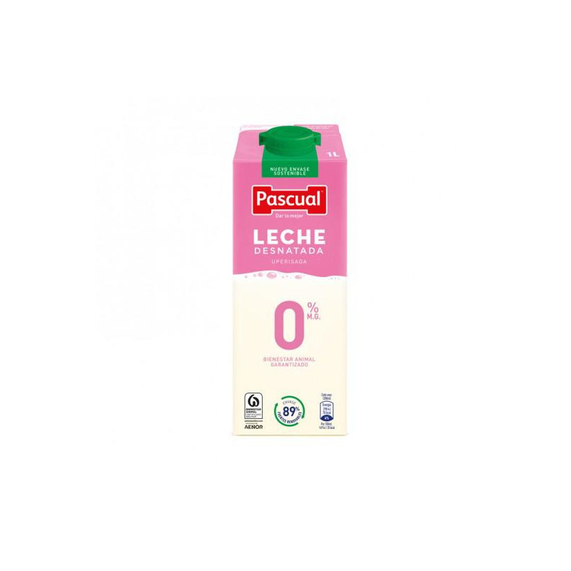 LECHE DESNATADA PASCUAL 1L