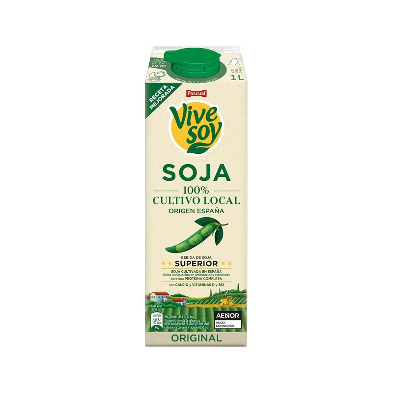 BEBIDA DE SOJA VIVESOY 1L