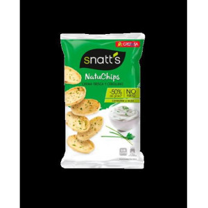 NATUCHIPS SOUR CREAM 65GR