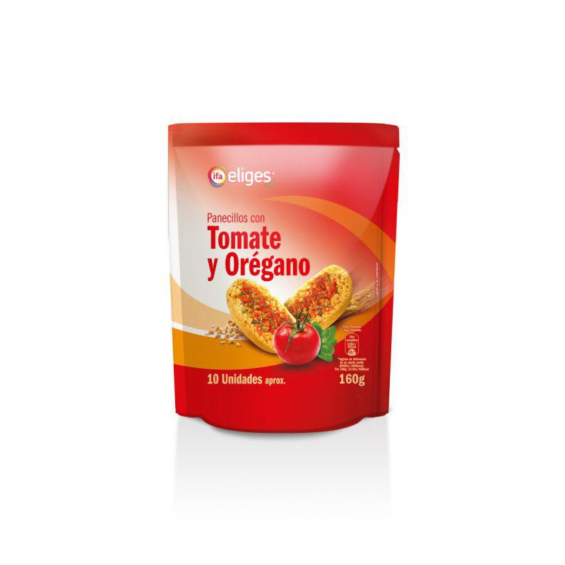 PANECILLOS TOMATE-ORÉGANO IFA 160GR