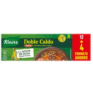 CALDO KNORR CARNE 16 PASTILLAS
